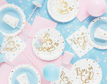 Preview: Teller - Boy or Girl - ca. ø23cm